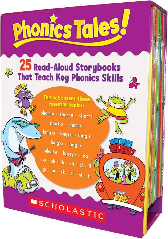 Scholastic Phonics Tales 25-book phonics story collection