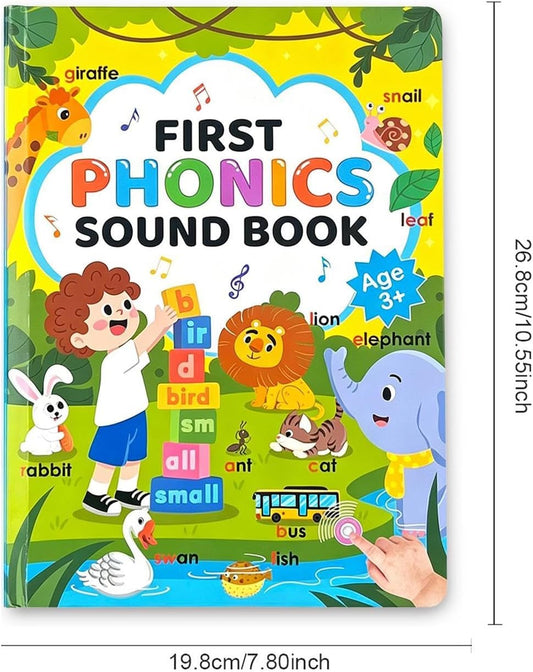 First Phonics Sound Book – Interactive Talking Learning Book with 500+ Words