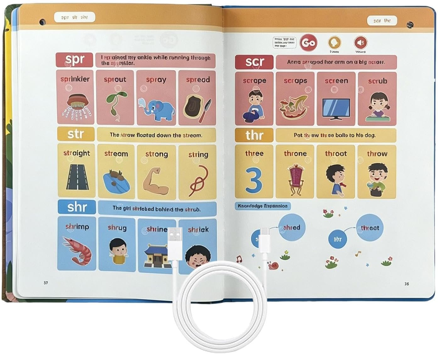 First Phonics Sound Book – Interactive Talking Learning Book with 500+ Words