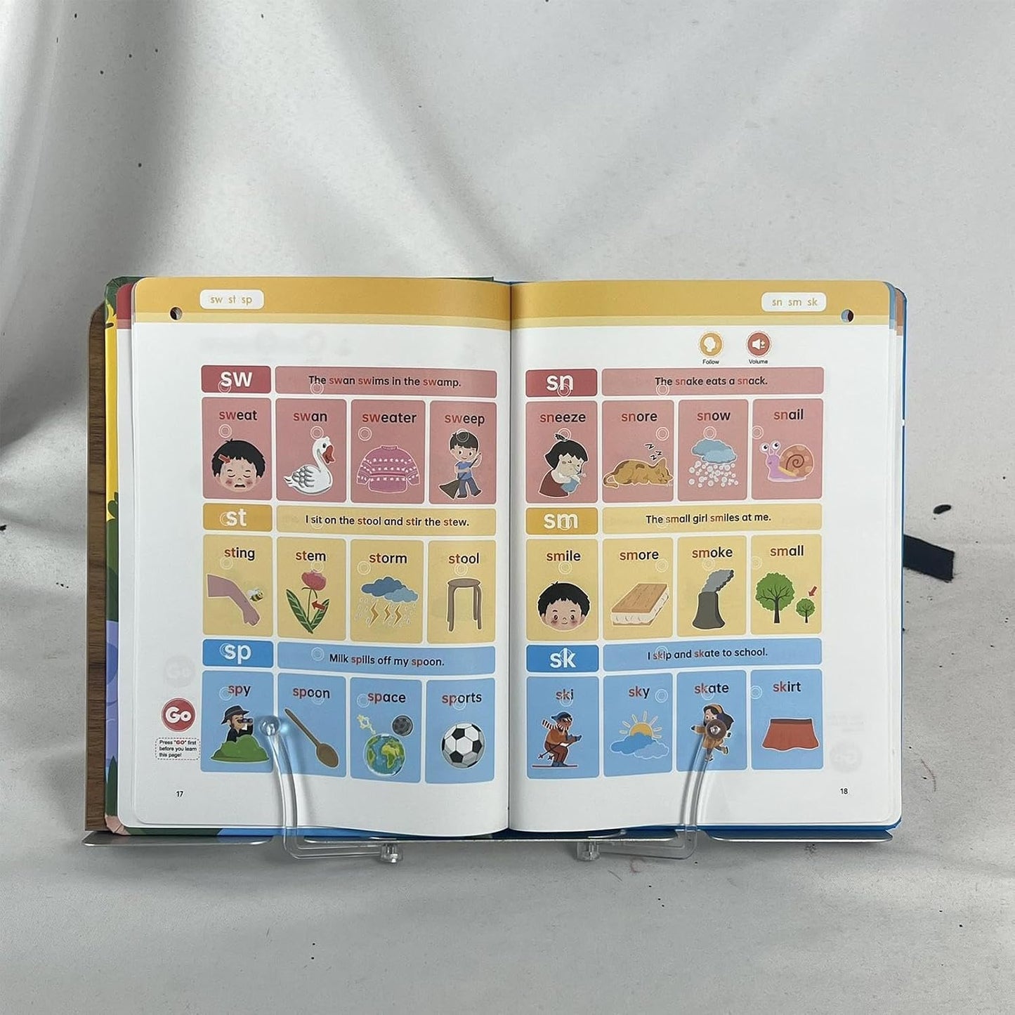 First Phonics Sound Book – Interactive Talking Learning Book with 500+ Words