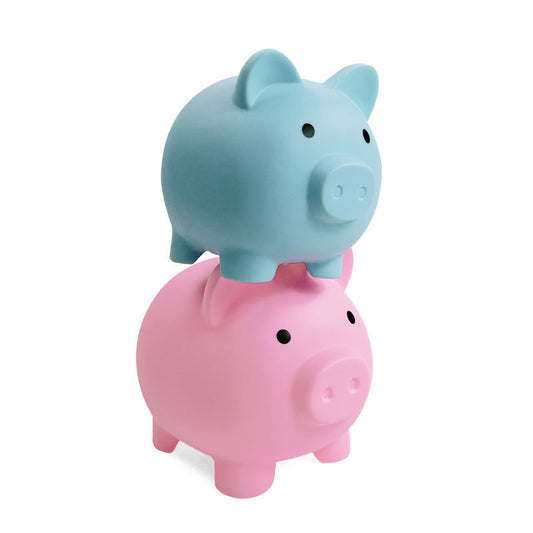 Classic Plastic Piggy Bank – Coin Money Box for Kids