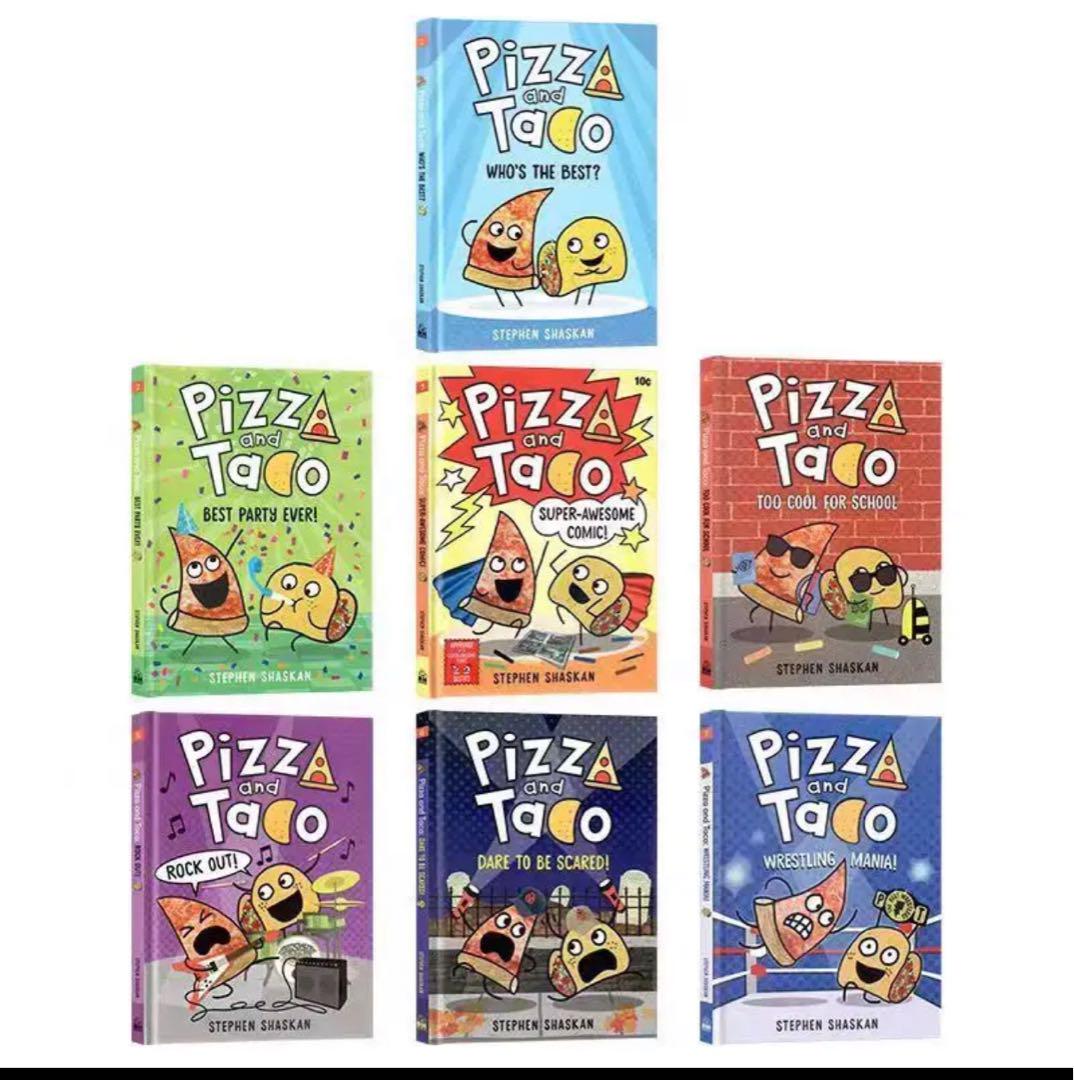 Pizza and Taco Series 8-Books Collection Set (HardCover)