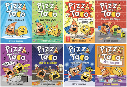 Pizza and Taco Series 8-Books Collection Set (HardCover)
