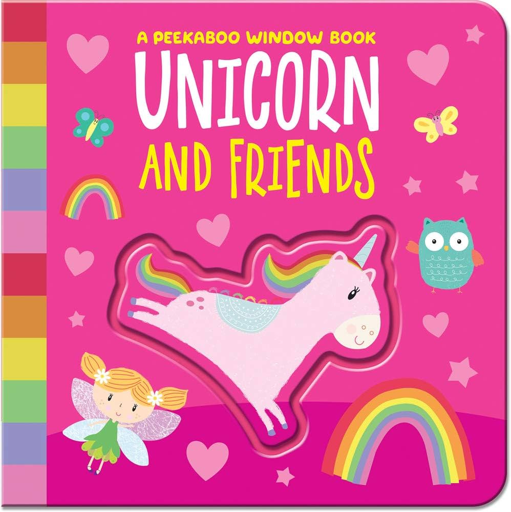 Peekaboo Window Book: Unicorn and Friends | Touch & Feel Interactive Board Book for Toddlers
