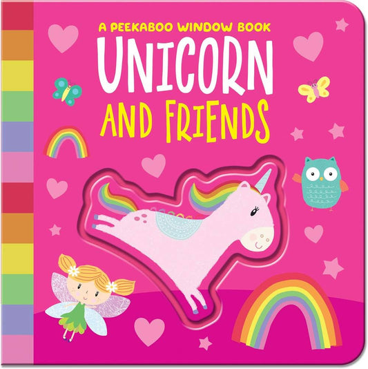 Peekaboo Window Book: Unicorn and Friends | Touch & Feel Interactive Board Book for Toddlers