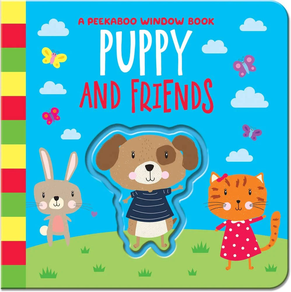 Peekaboo Window Book: Puppy and Friends | Touch & Feel Interactive Board Book for Toddlers