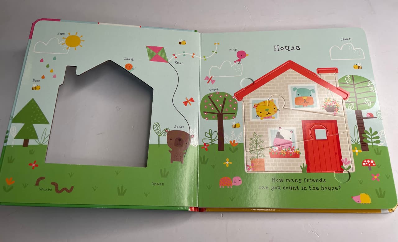 Puzzle Pals Interactive Board Books for Toddlers | Early Learning Puzzle Books