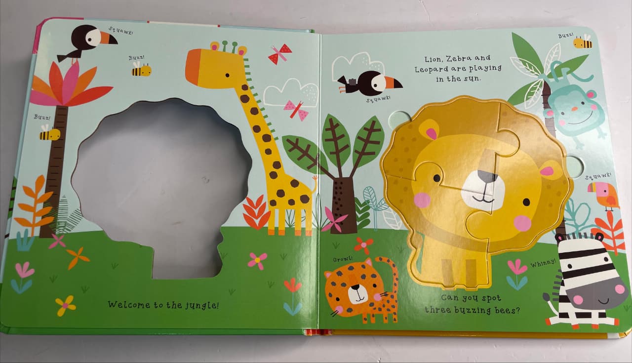 Puzzle Pals Interactive Board Books for Toddlers | Early Learning Puzzle Books