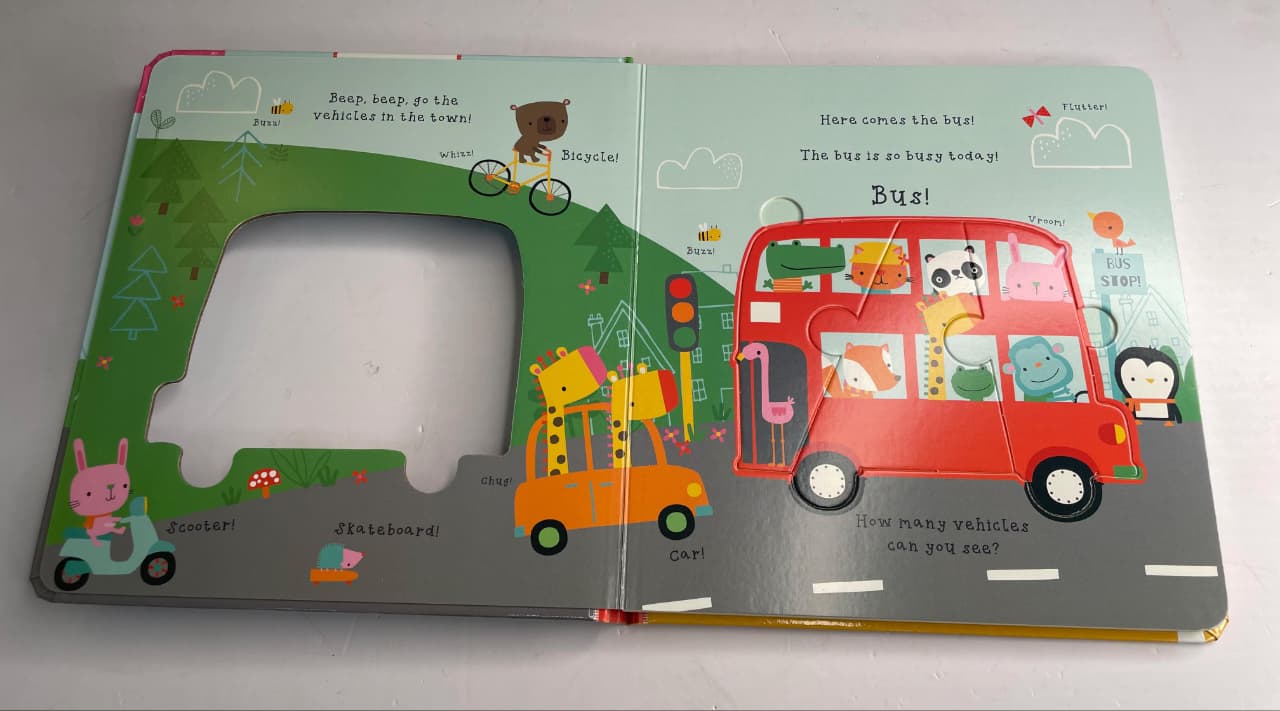 Puzzle Pals Interactive Board Books for Toddlers | Early Learning Puzzle Books