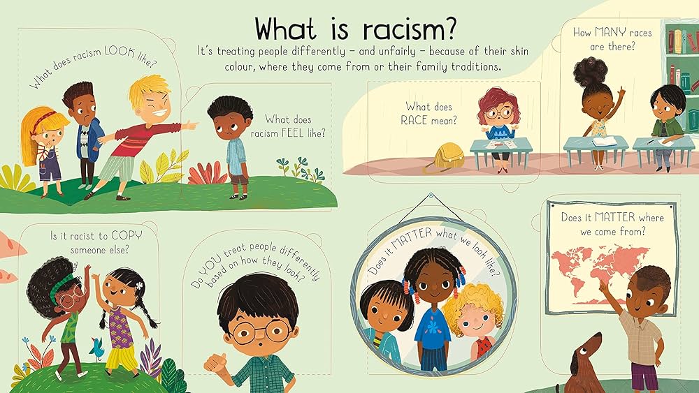 Usborne lift the flap first questions and answers about Racism