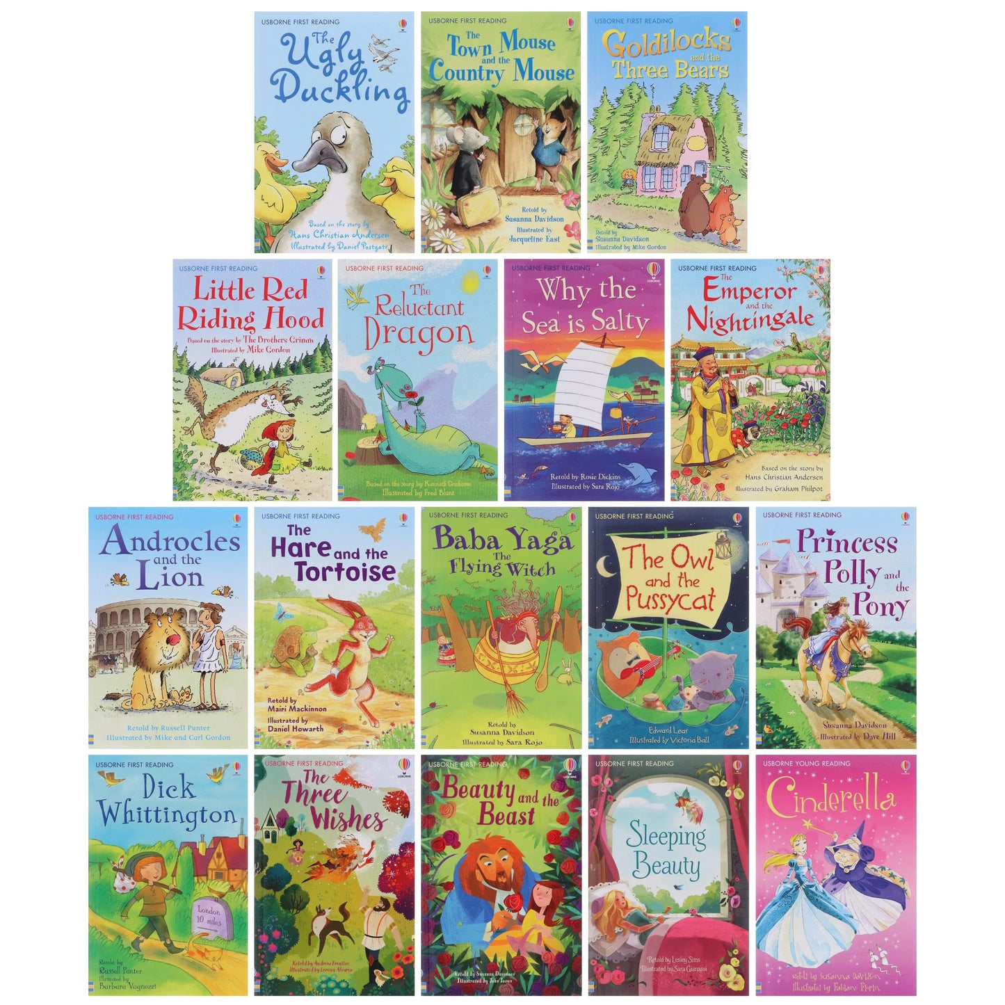 Usborne My Reading Library- Red Gift Case 50 books