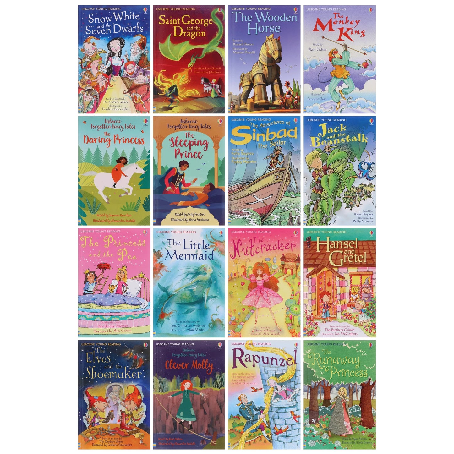 Usborne My Reading Library- Red Gift Case 50 books