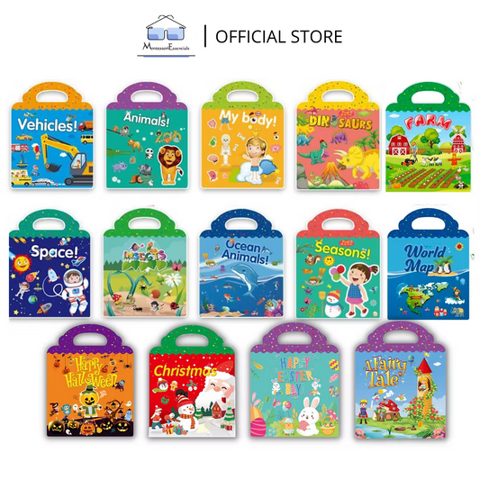 Reusable Themed Sticker Books