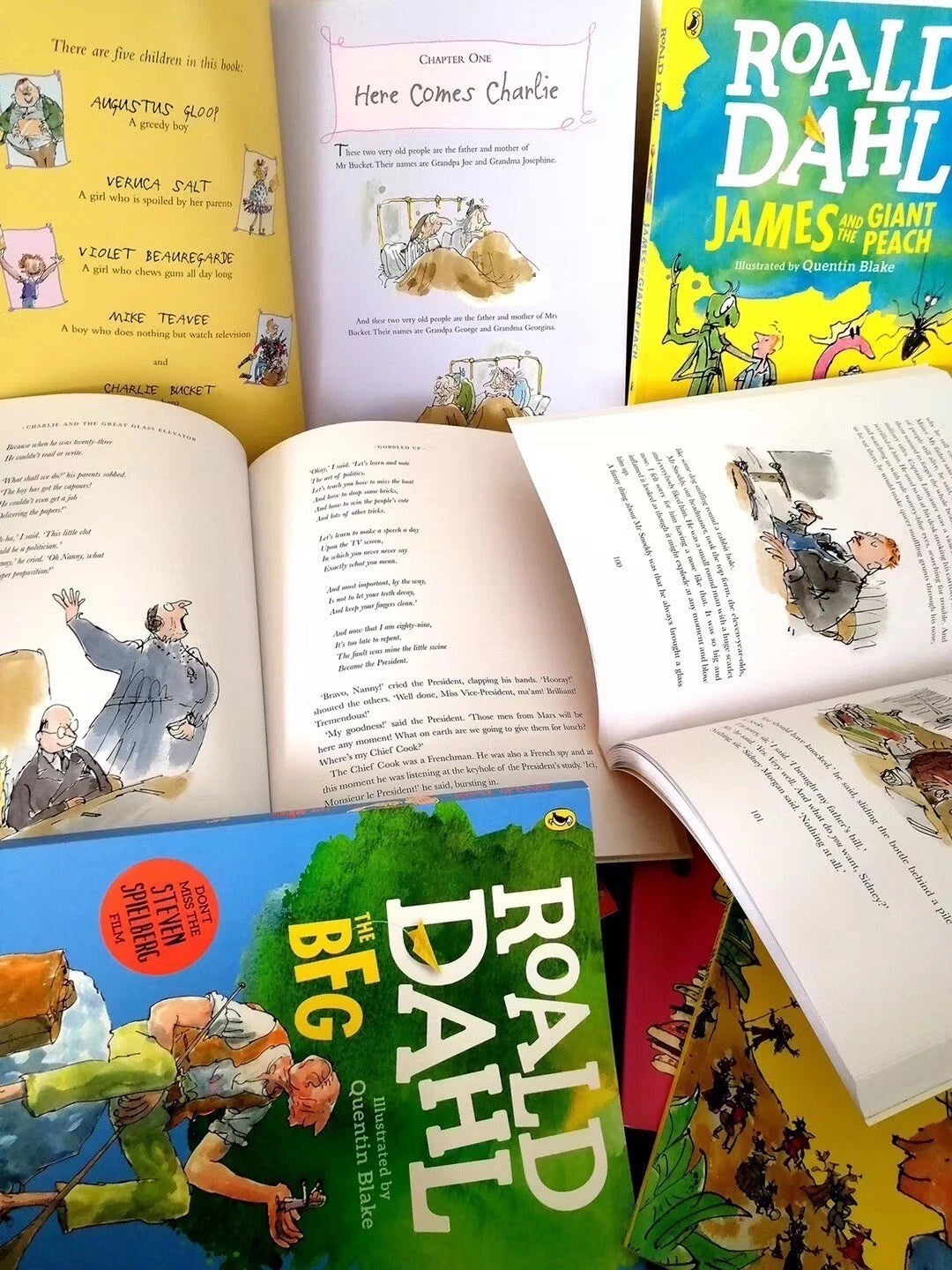 Roald Dahl Full Colour Edition Collection 20 Books Set