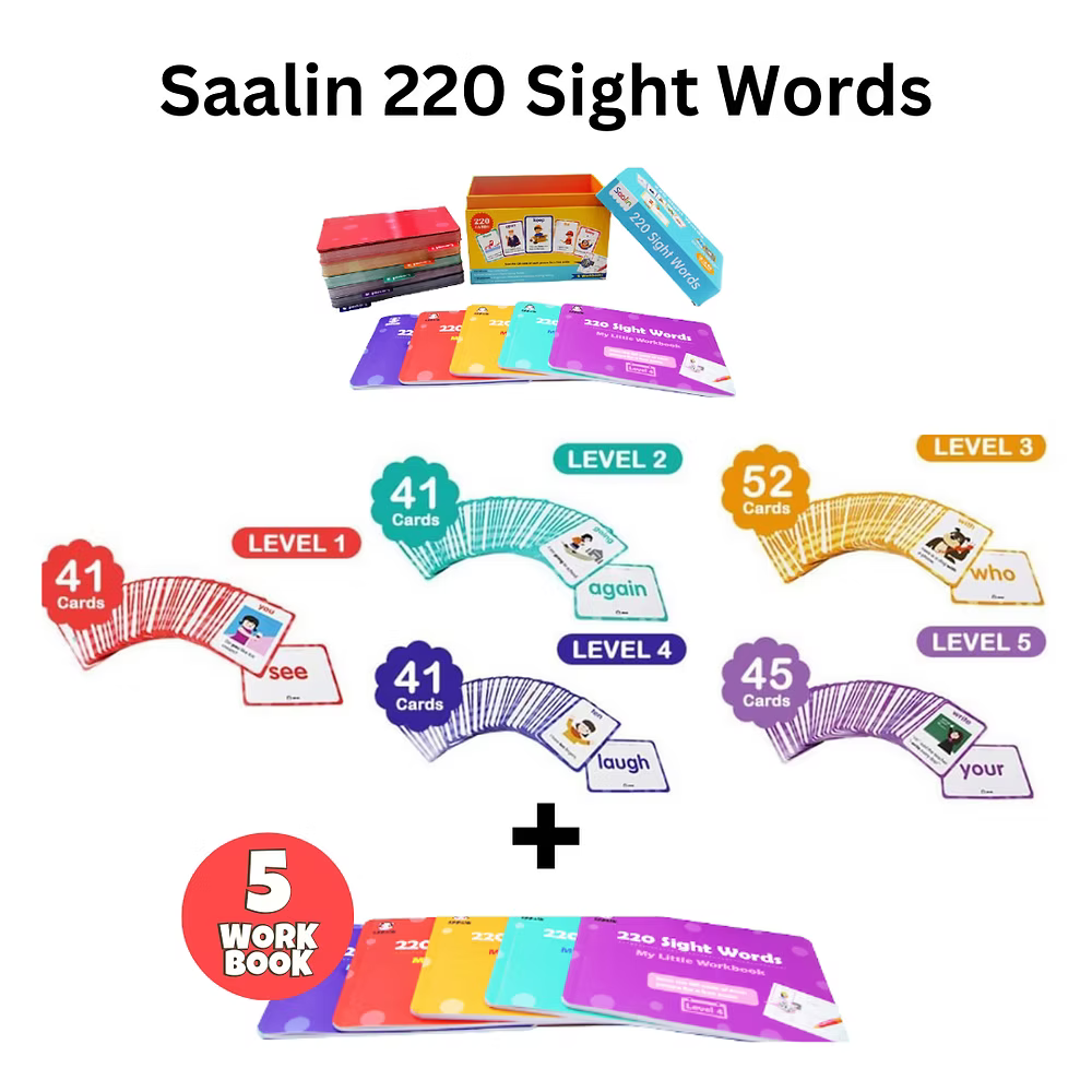 Saalin Sight Words Kids Box Set (Paperback)