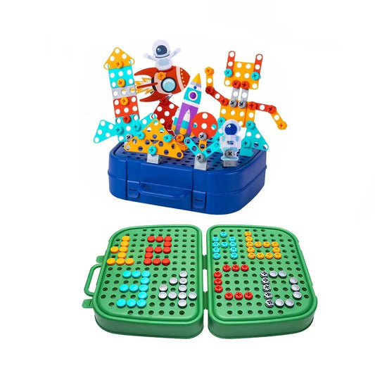 Screw Assembly Kit - Plastic (Pink & Blue)