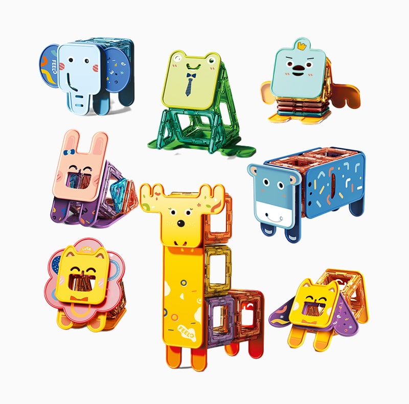 Animal Magnetic Sheets Set – 50+ PCS