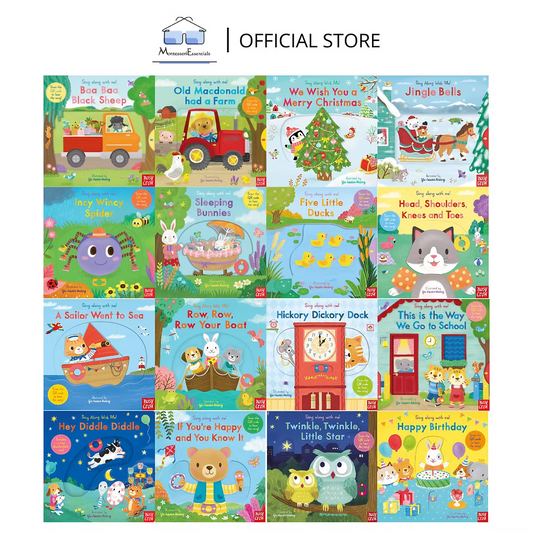 Sing Along Nursery Rhymes Activity Books push slide (Boardbook)