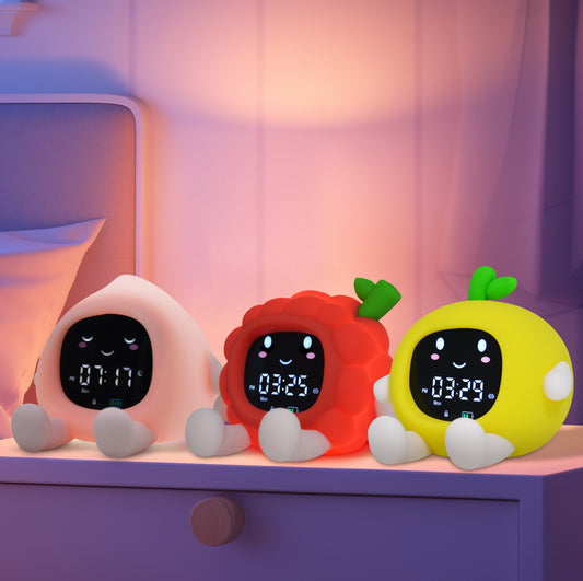 Kids Sleep Training Alarm Clock with Night Light