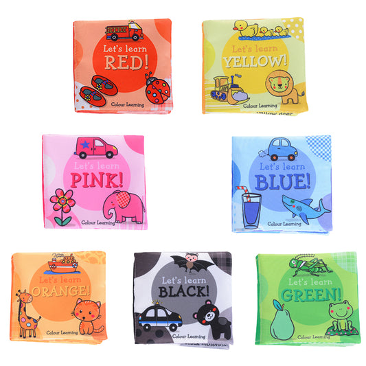 Colour Learning Palm Books – Set of 7 Soft Baby Books