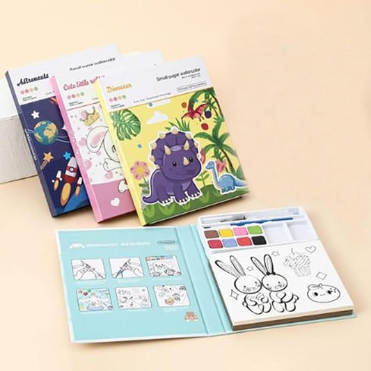 Kids Magic Watercolor Painting Book Kit