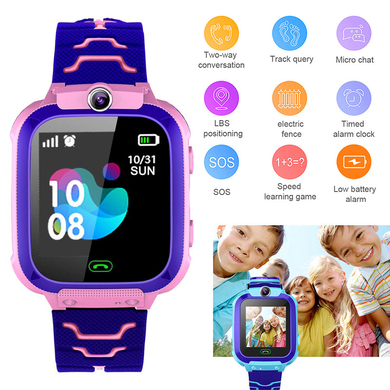 Kids GPS Smartwatch (Pink and Blue)