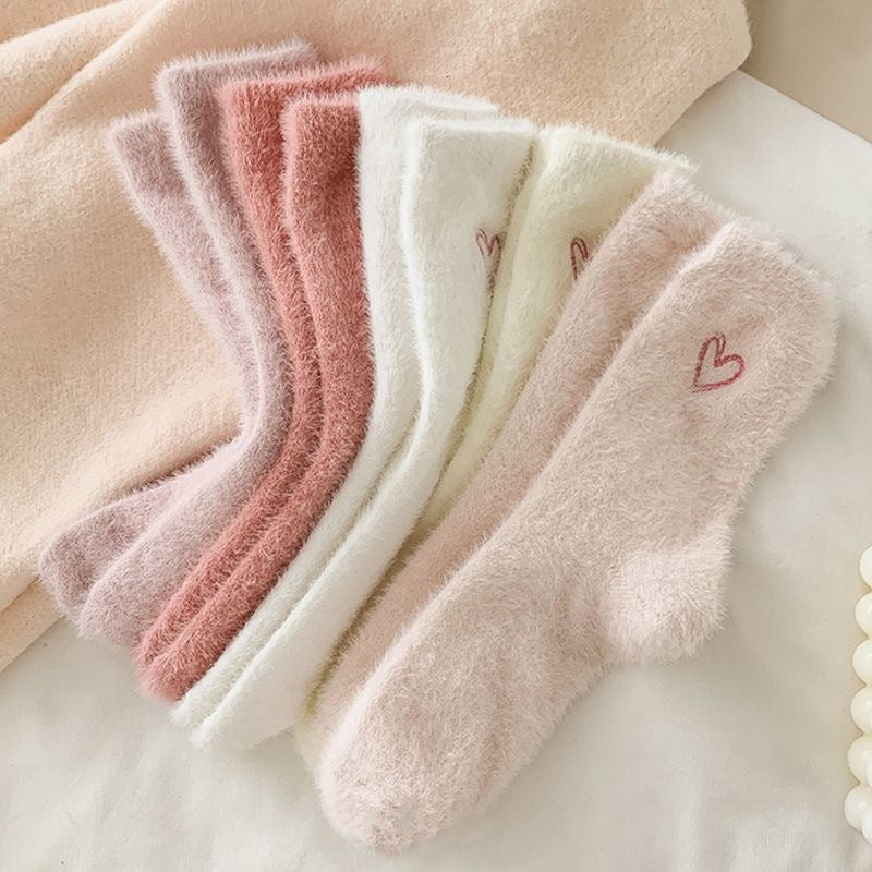 Ultra-Soft Comfort Socks with Heart Detail – Period Care Essential