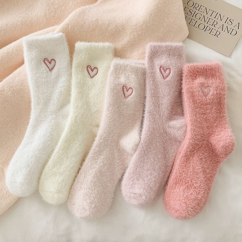 Ultra-Soft Comfort Socks with Heart Detail – Period Care Essential