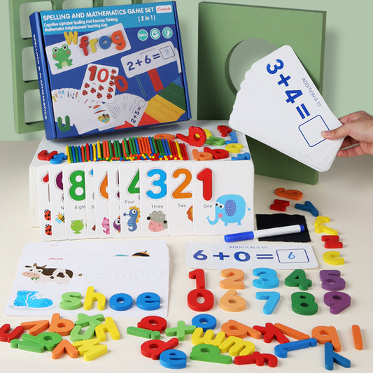 2 in 1 Spelling and Mathematics Box Set