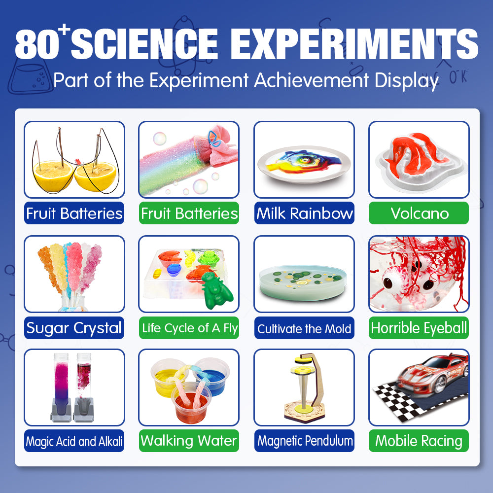 Super Awesome Science Kit – 80+ Hands-On Experiments for Curious Kids (Age 8+)