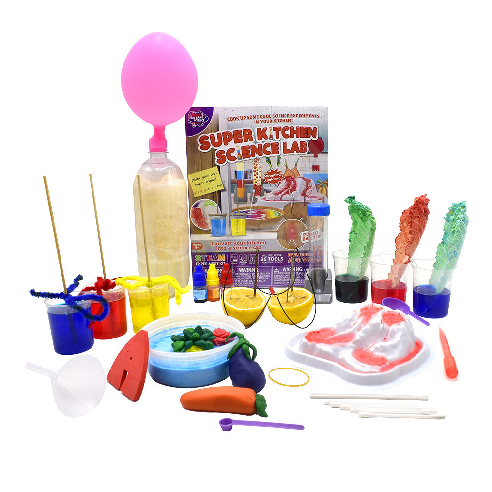 Super Kitchen Science Lab – 16 Fun Experiments with Household Items