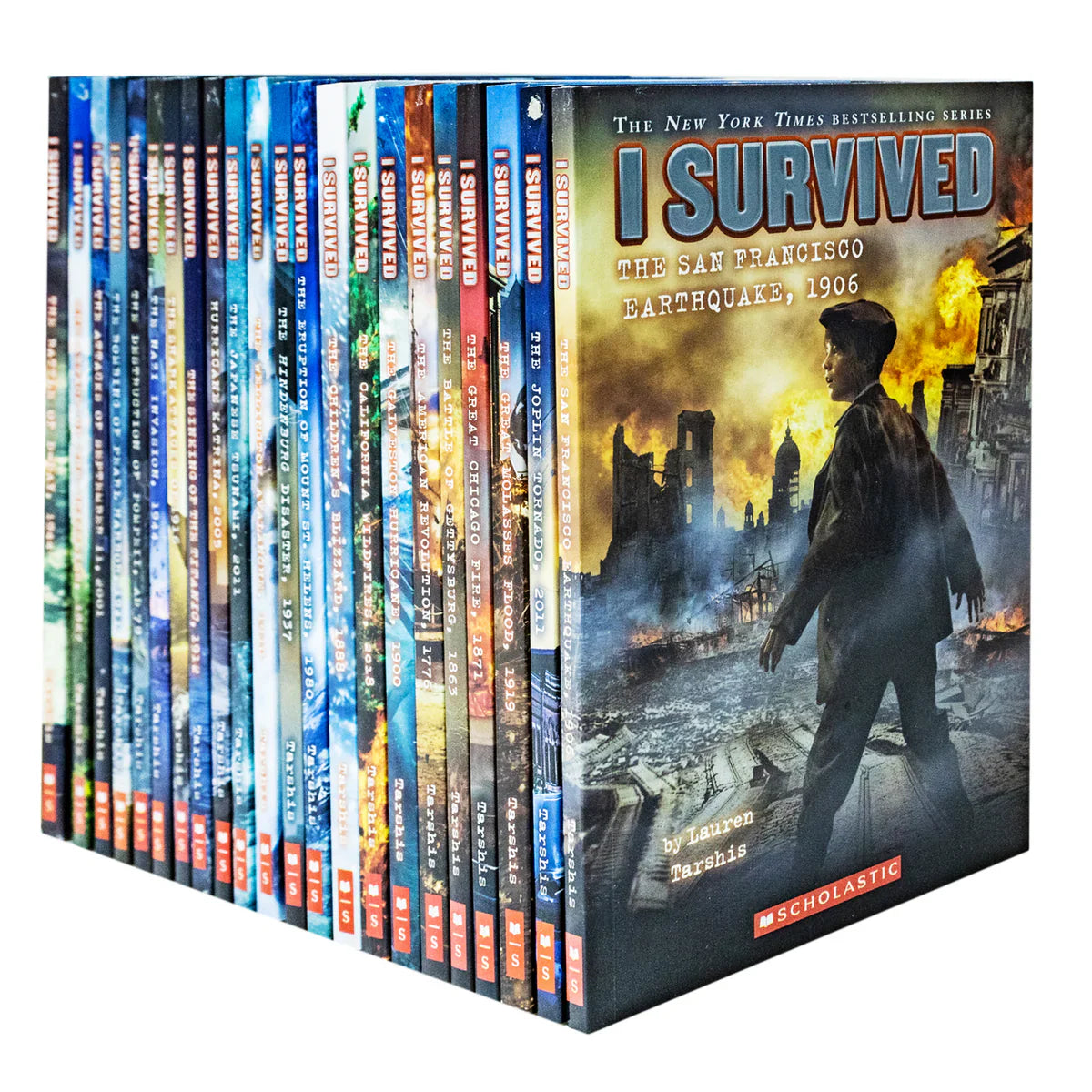 I Survived Series by Lauren Tarshis – Historical Fiction Book Set-22 books
