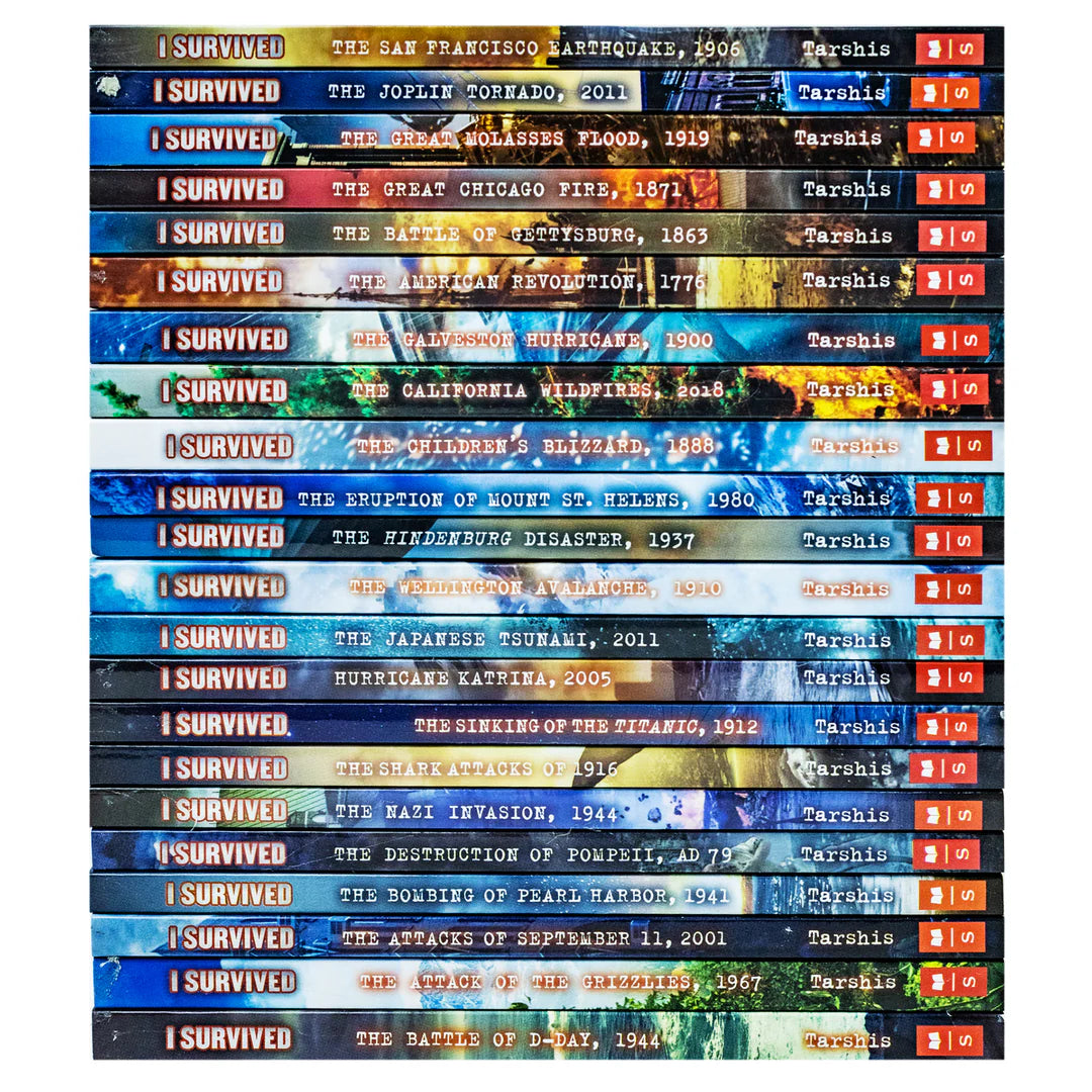 I Survived Series by Lauren Tarshis – Historical Fiction Book Set-22 books