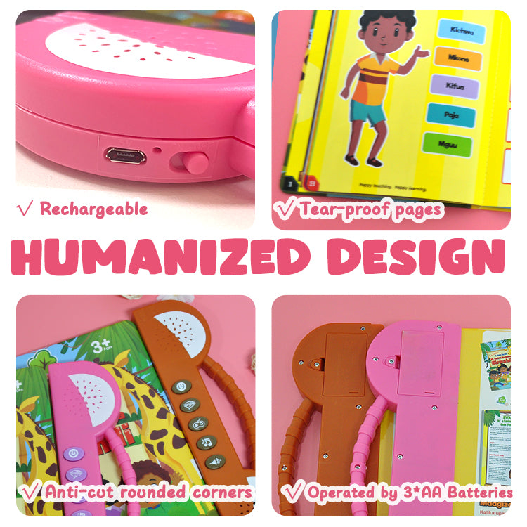 Rechargeable Kiswahili Sound Book