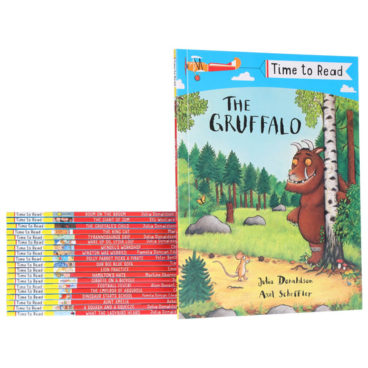 Time To Read Collection 20 Books Set By Julia Donaldson & Lydia Monks - Ages 3+ - Paperback
