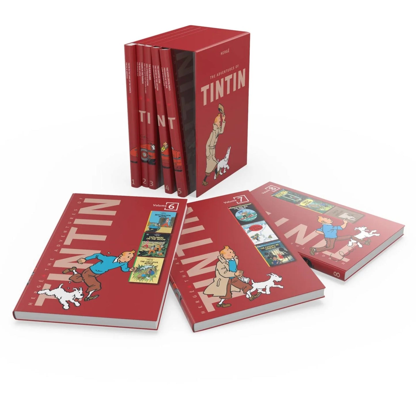 The Adventures Of Tintin(Red Collection)- Hardcover