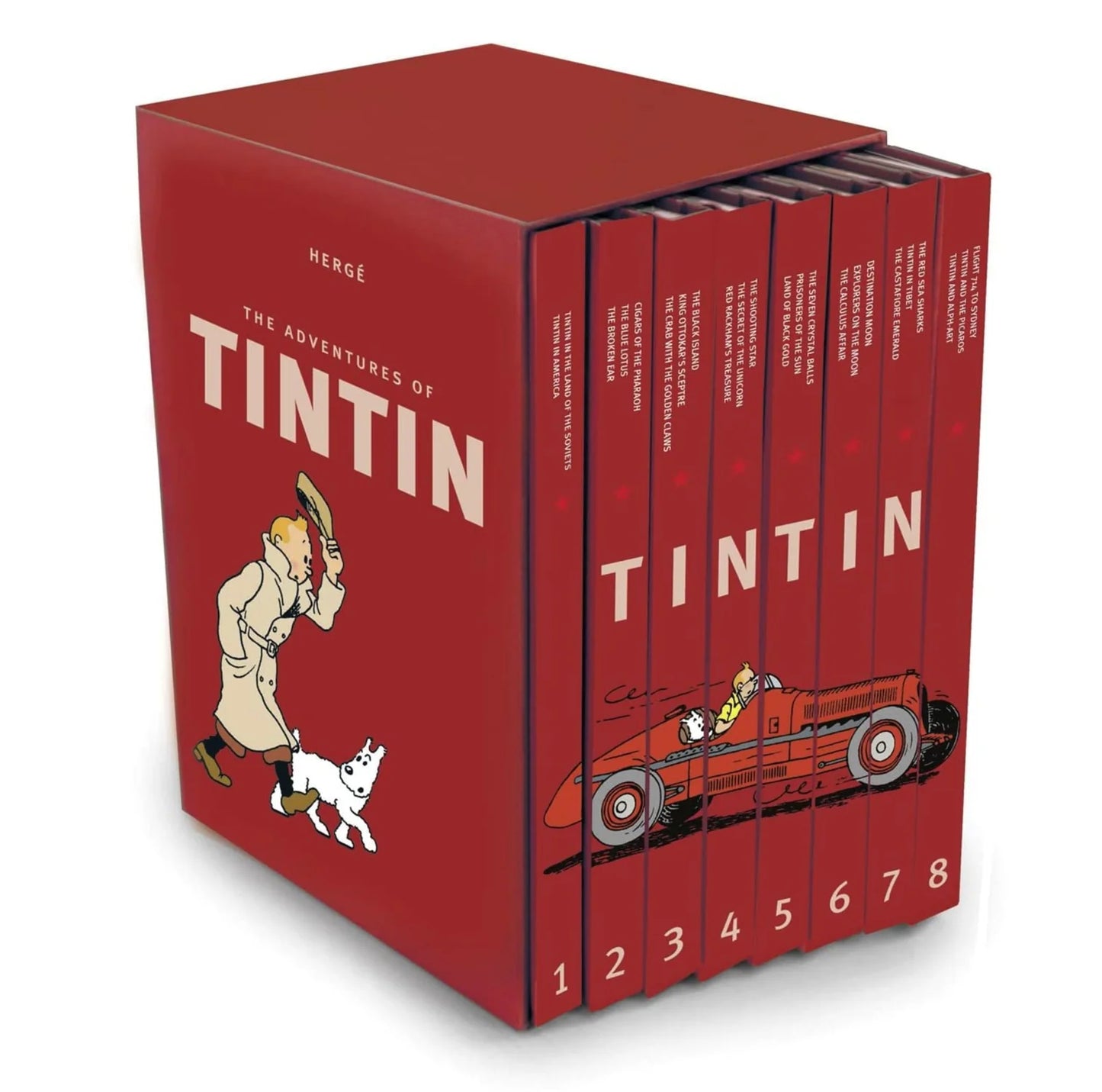 The Adventures Of Tintin(Red Collection)- Hardcover