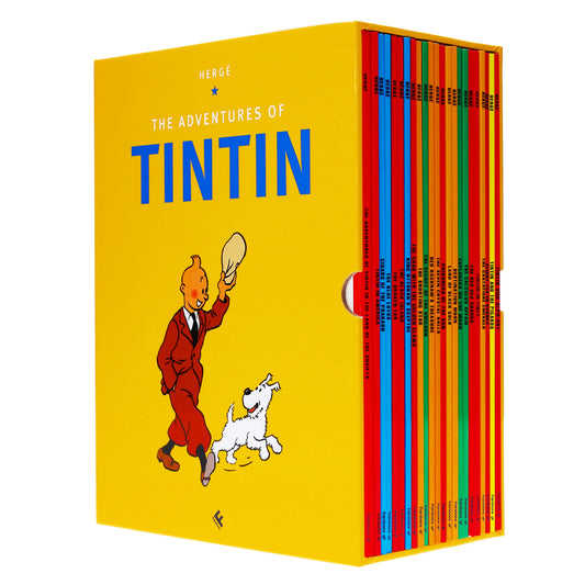Tintin By Herge Yellow Box 23 books