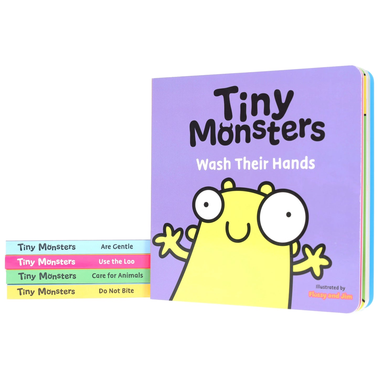 Big Emotions Tiny Monsters Manners & Behaviours Illustrated 5 Books Collection Set - Ages 3-5 - Board Book