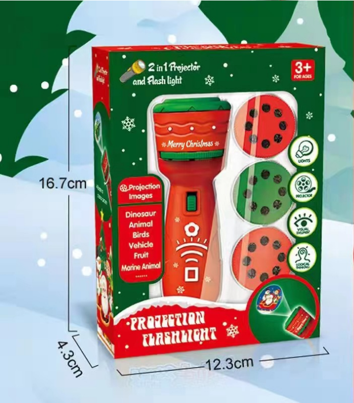 Christmas Projection Flashlight Toy torch