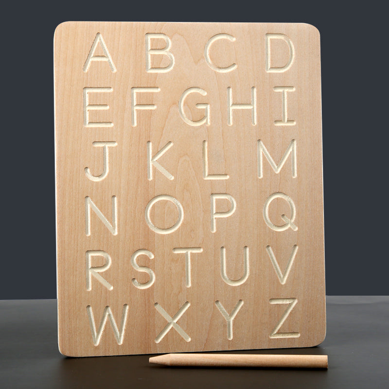 Alphabet & Number Wooden Tracing Board