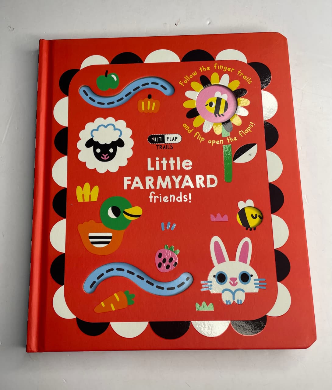 Flip Flap Finger Trail Lift-the-Flap Board Books for Toddlers | Interactive Sensory Learning Books