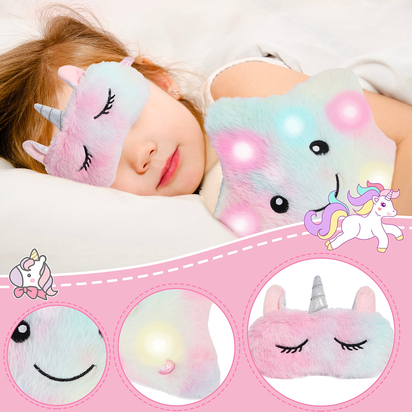 Luxury Unicorn Self-Care Gift Box for Girls – Premium Pastel Unicorn Gift Set with LED Cushion, Stainless Steel Bottle & Plush Accessories