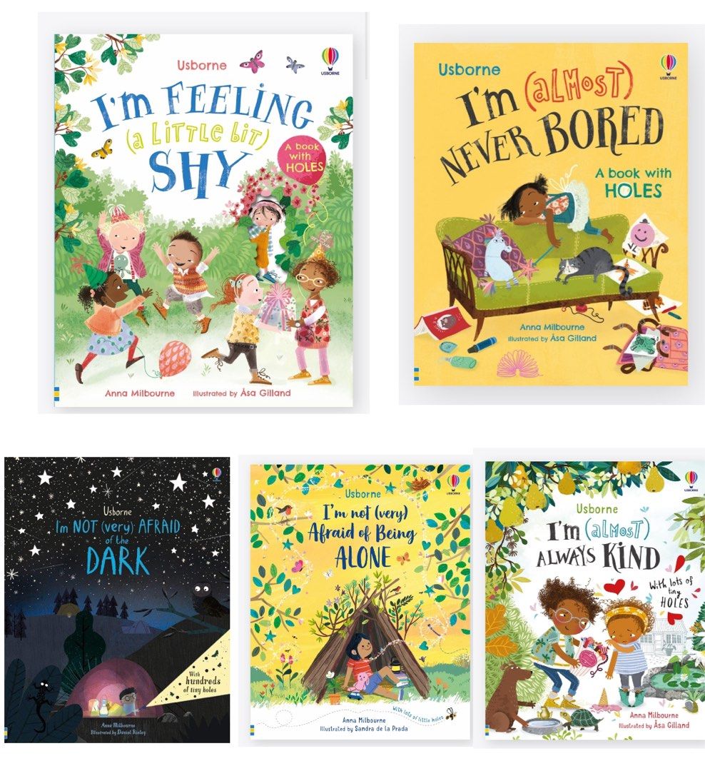 Usborne Interactive Feelings Books with Holes | Heartwarming Children's Story Books | Emotional Development & Confidence | Ages 3-7, Hardcover