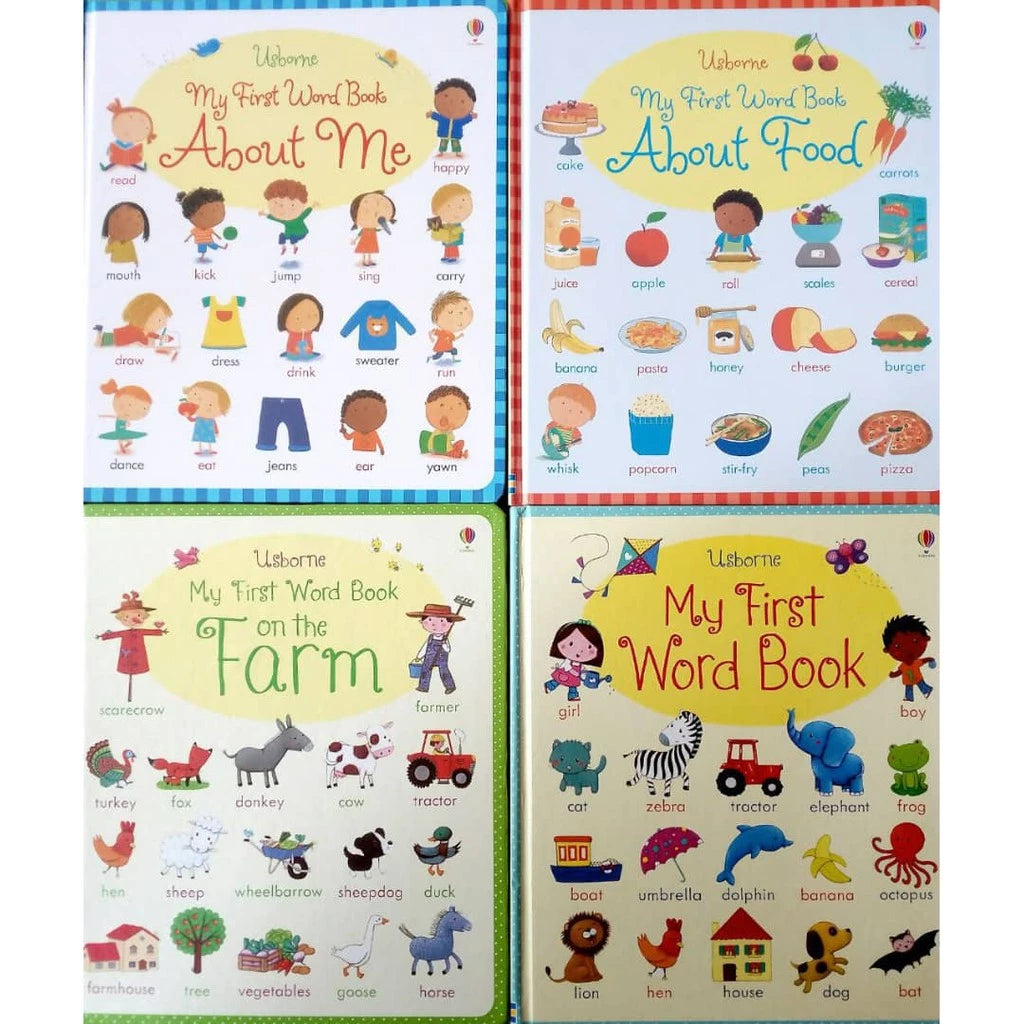 Usborne my first word book board book set