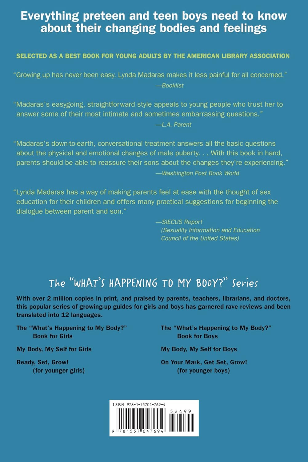 The What's Happening to My Body? Book for Boys (Third Revised Edition)