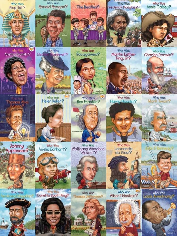 Who Was? & Who Is? Who HQ Biographies – 180-Book Collection