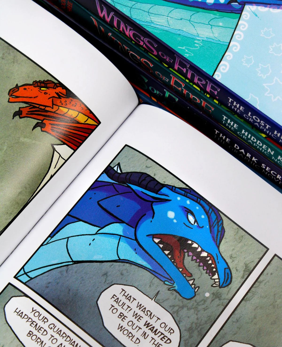 Wings of Fire Graphic Novels Books Set Full Colour by Tui T. Sutherland | Fantasy Adventure for Kids: Dragons, Magic, Imagination, & Epic Stories