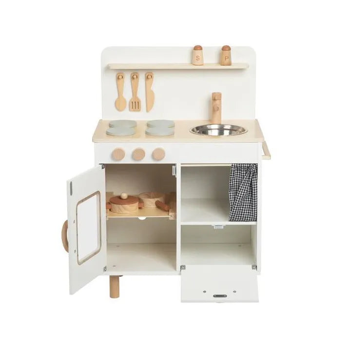 Wooden Kitchen - brown - Tooky Toy