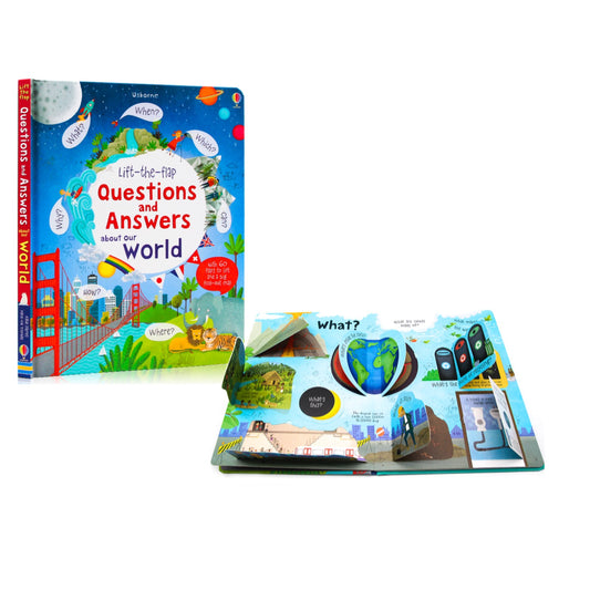 Lift The Flap Questions and Answers about Our World Board book